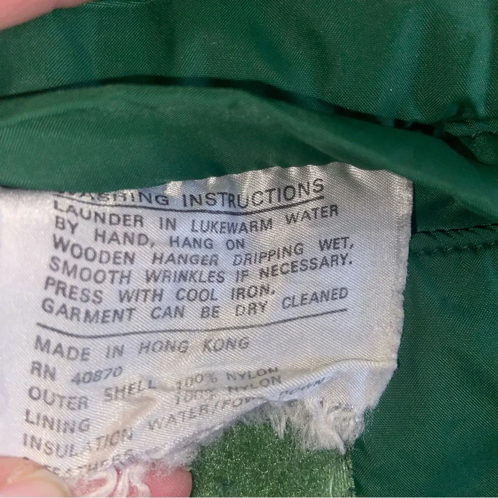 Vintage Retco Vest Mens Medium Goose Down Puffer Zip Snap Gorpcore Outdoor